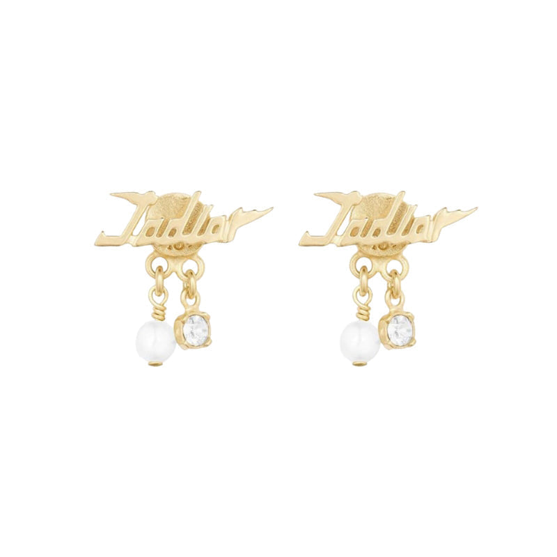 Dior J’Adior 18K Gold Earrings