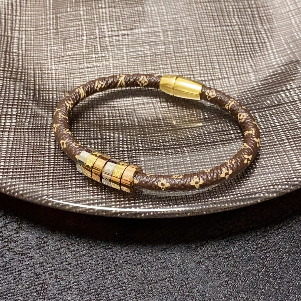 Louis Vuitton Monogram 18K Gold Bracelet